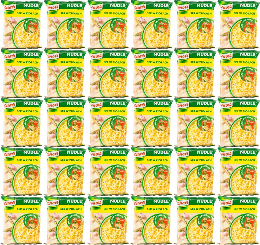 40x Zupa Knorr nudle, ser w ziołach, 61g
