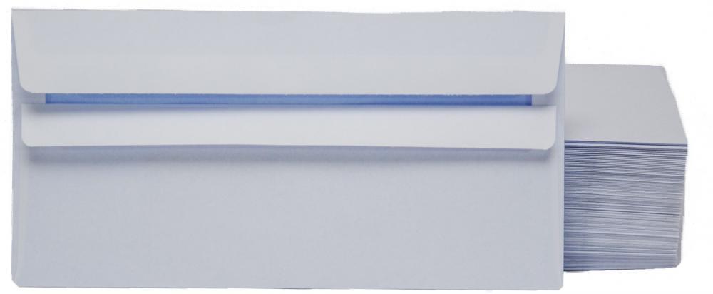 4x Koperta standardowa NC, DL, samoklejąca SK, 50 sztuk, biały