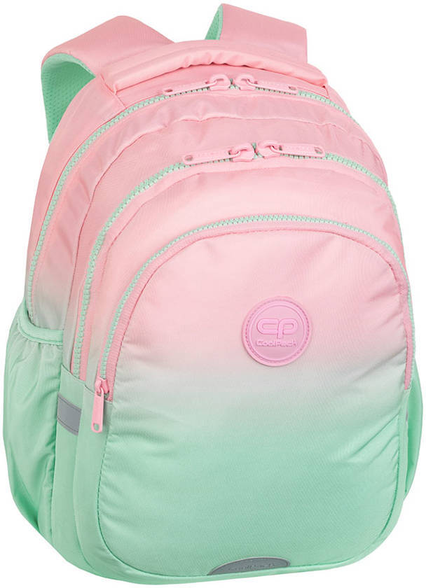 Plecak szkolny CoolPack Jerry, trzykomorowy, 21l, Gradient Strawberry