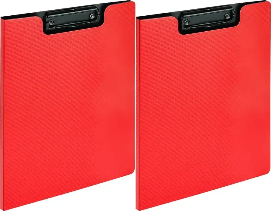 2x Clipboard Grand NOTOdesk GR-2202, z okładką, czerwony