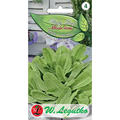 1 pac, Baby Leaf - Salată romană Paris Island cos - Semințe: Mod de ambalare: 1.5 g