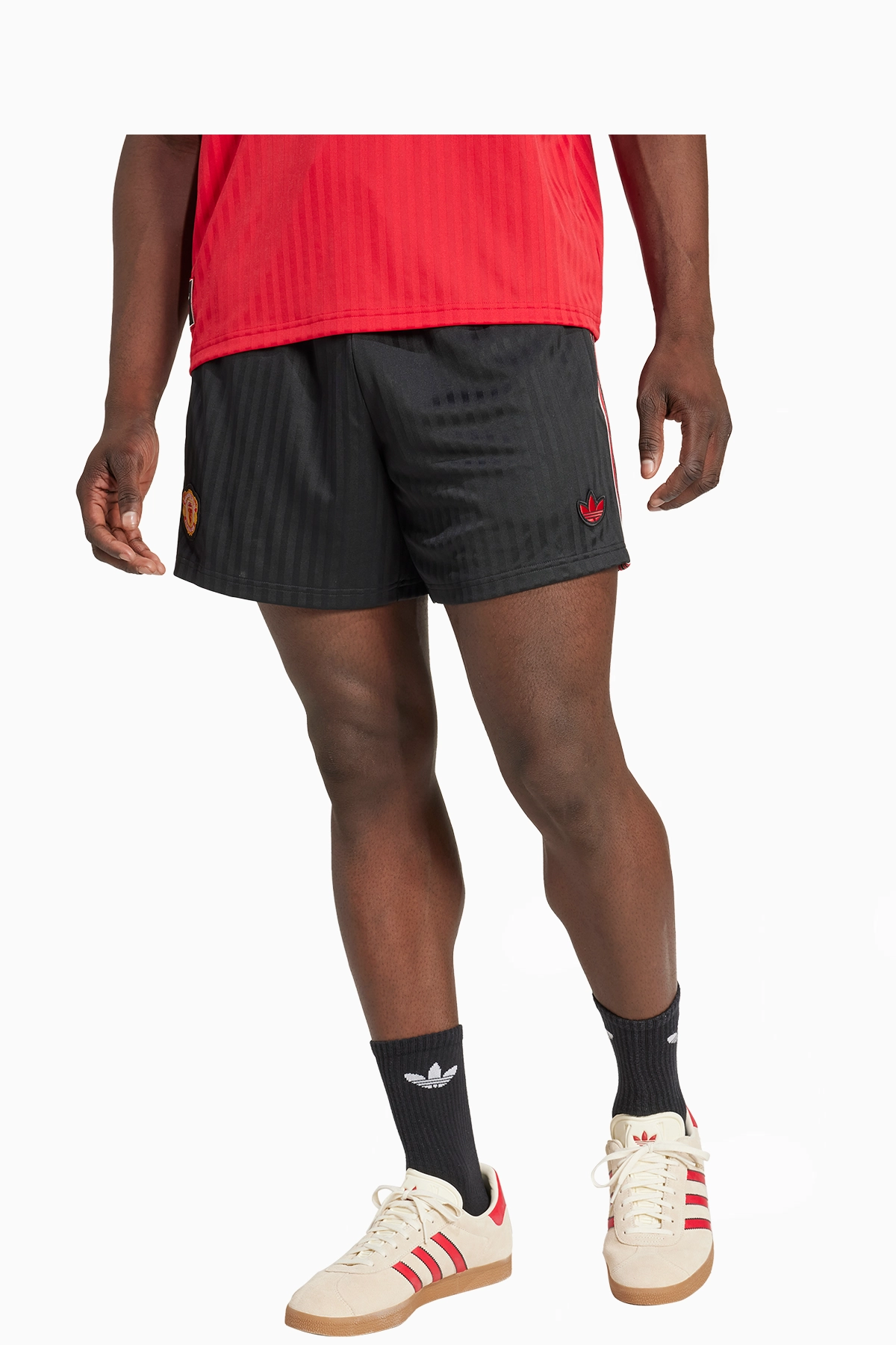 Spodenki adidas Manchester United 24/25 Terrace Icons - Czarny