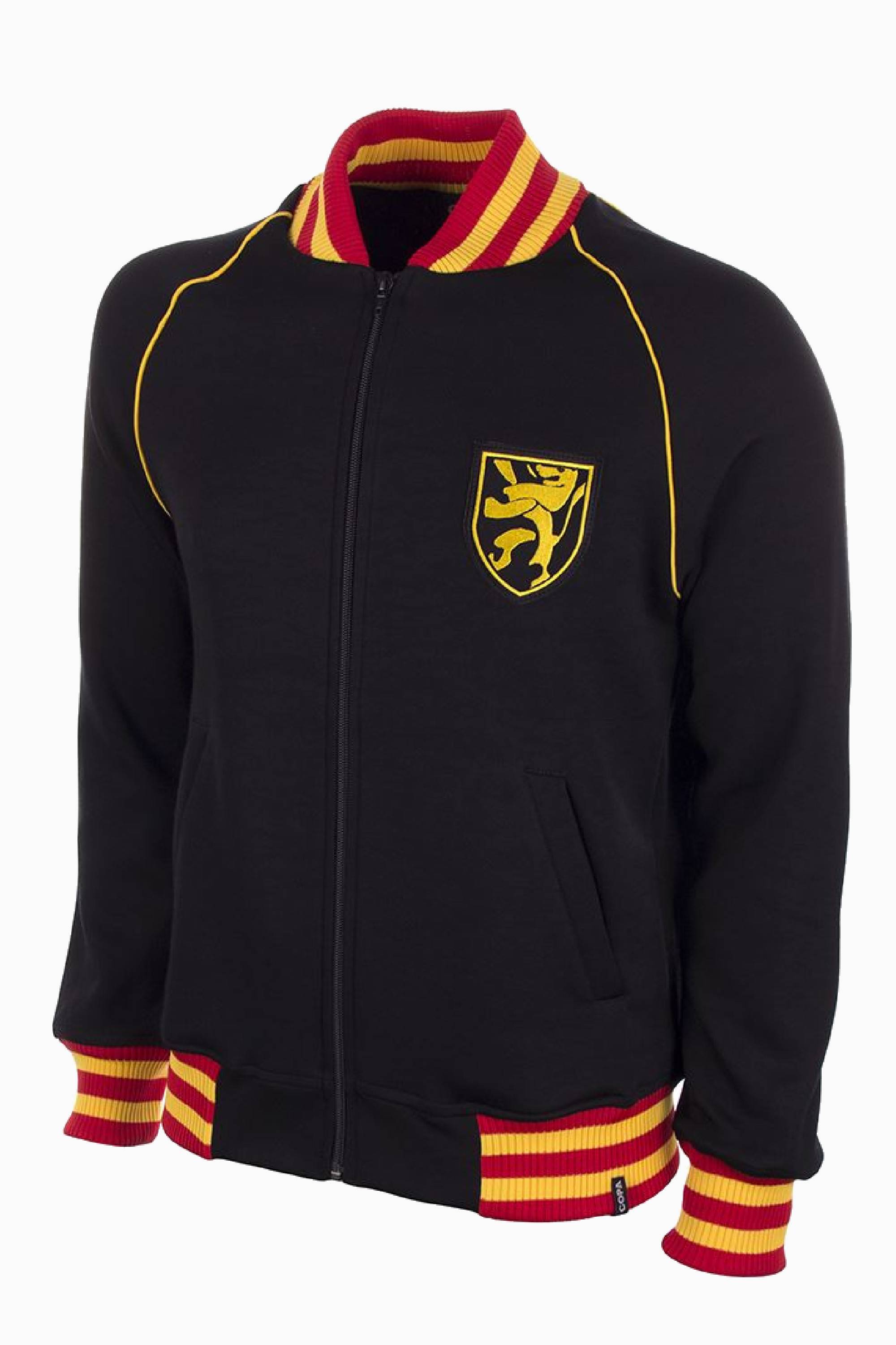Bluza Reprezentacji Belgii Retro COPA 1960's - Czarny