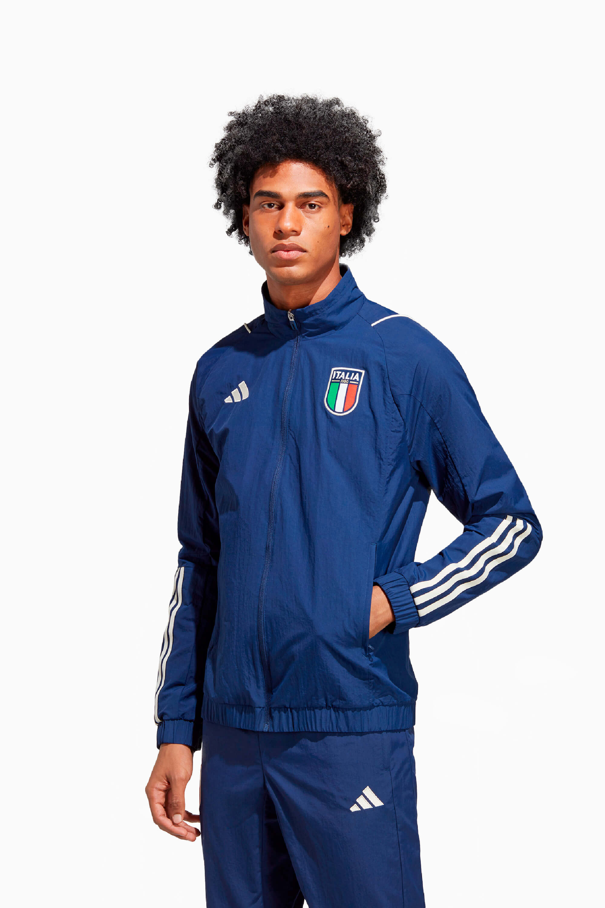 Bluza Reprezentacji Włoch adidas 2023 Presentation - Granatowy