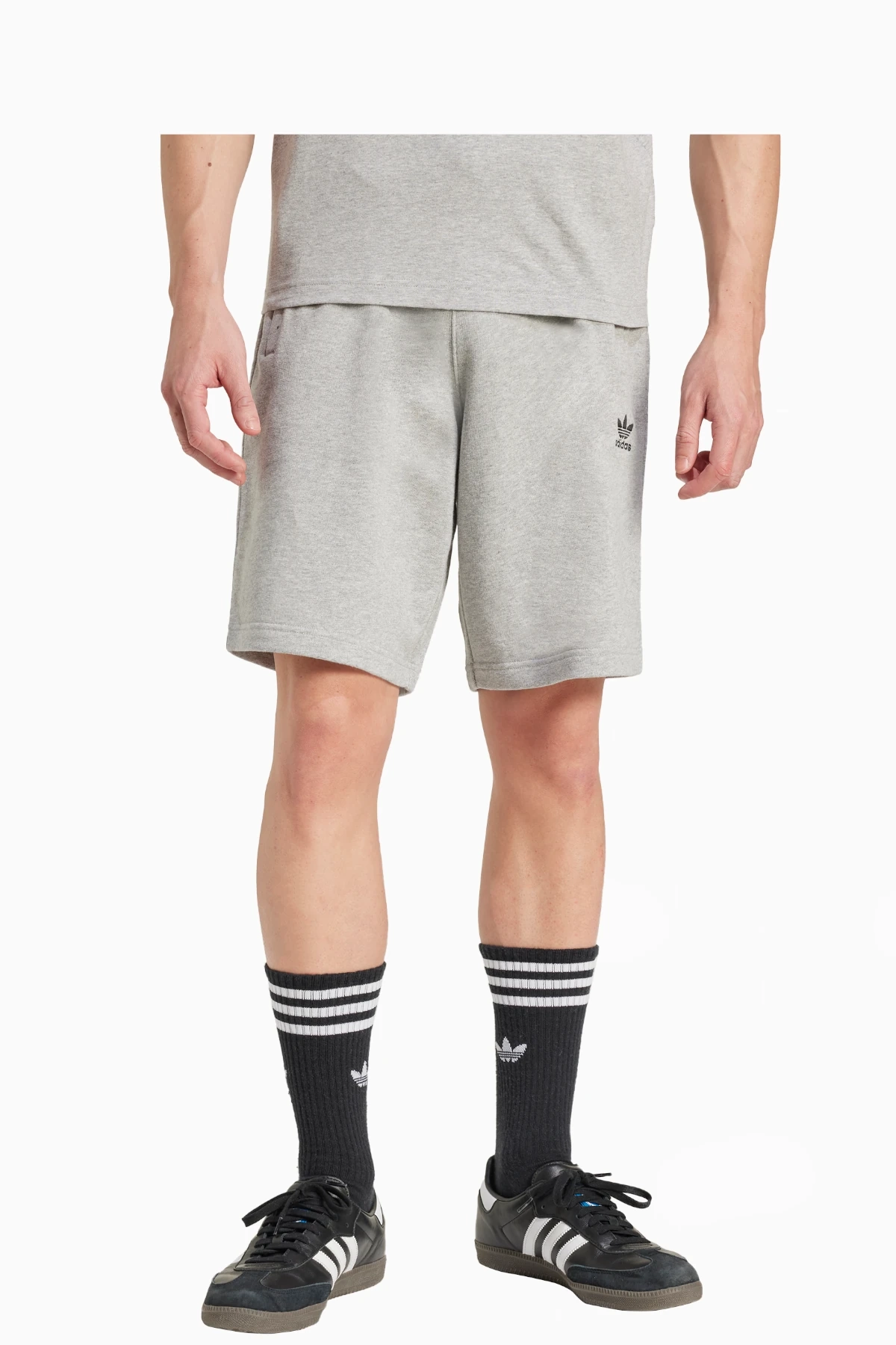 Spodenki adidas Essentials Trefoil - Szary