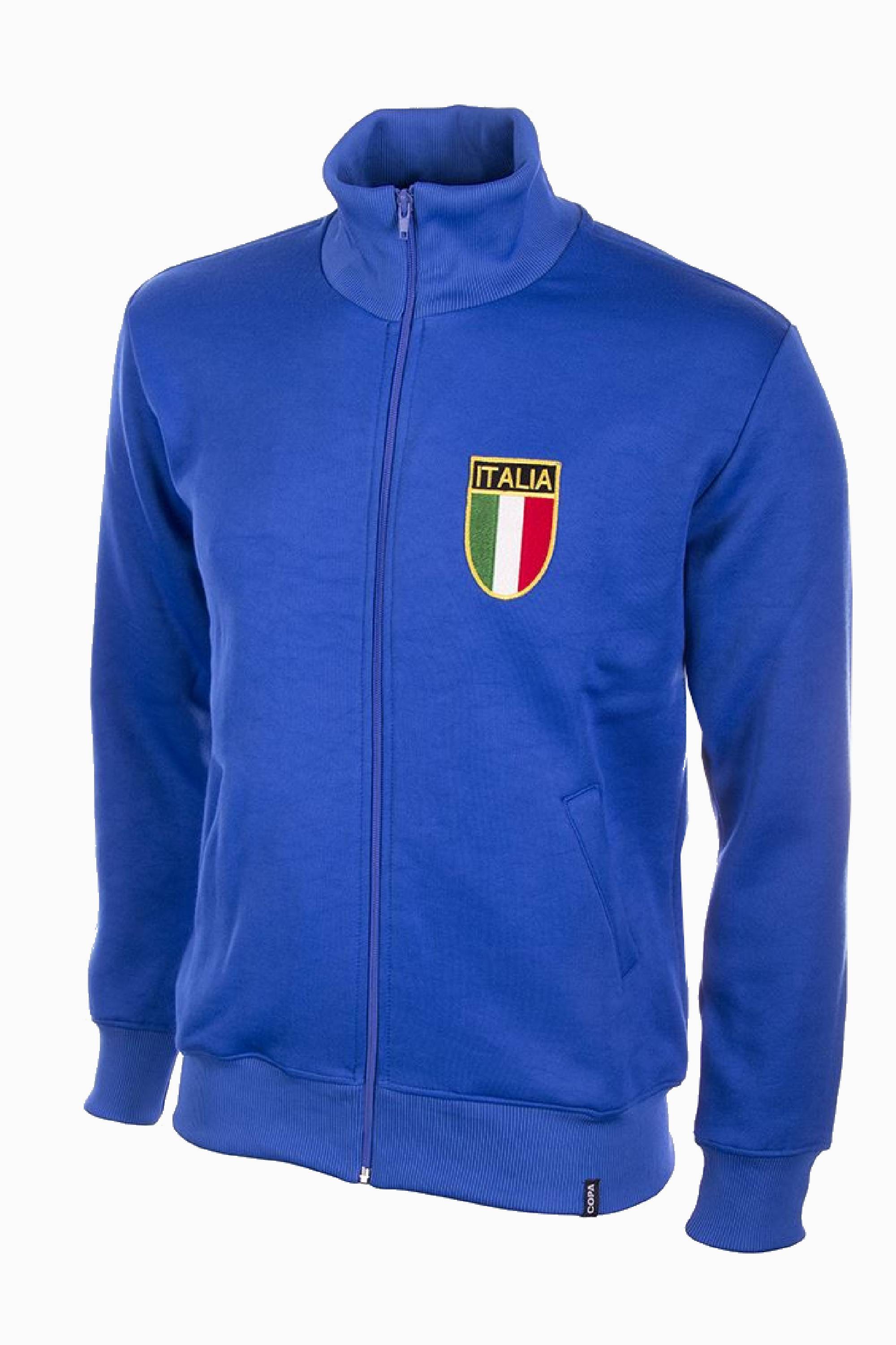Bluza Reprezentacji Włoch Retro COPA 1970's - Niebieski