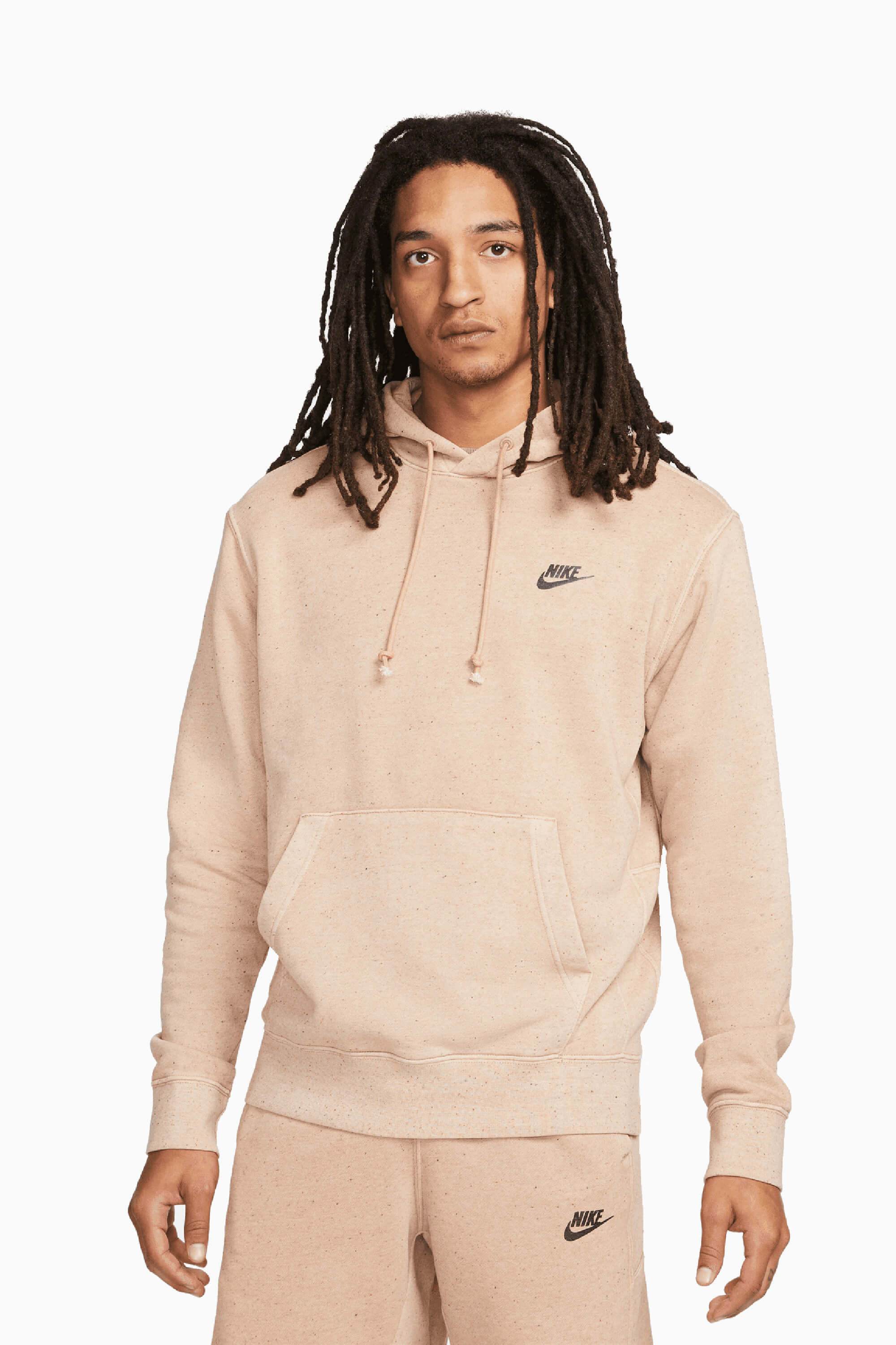 Bluza z kapturem Nike Club Fleece - Beżowy