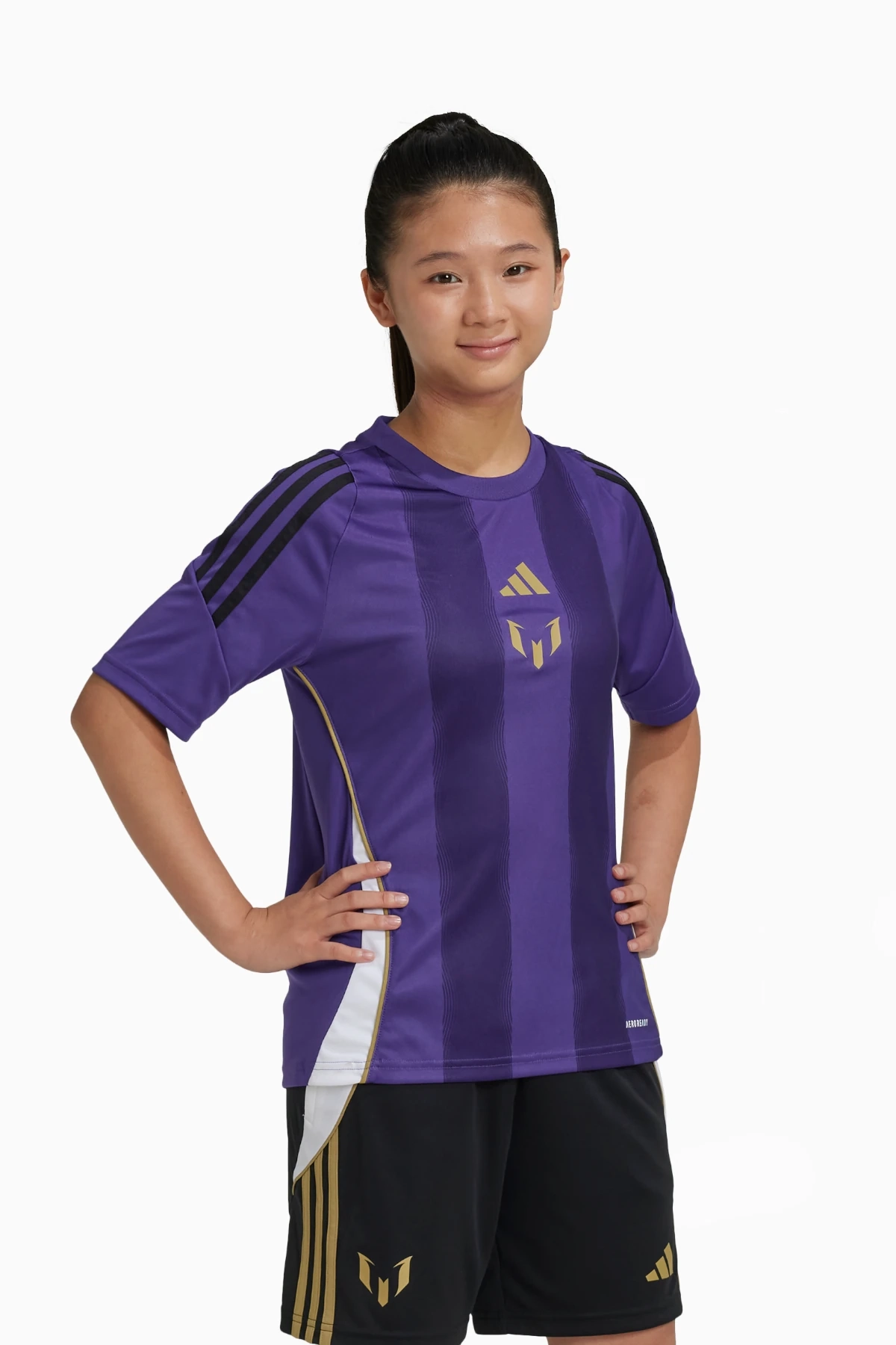 Koszulka adidas Messi Training Junior - Fioletowy