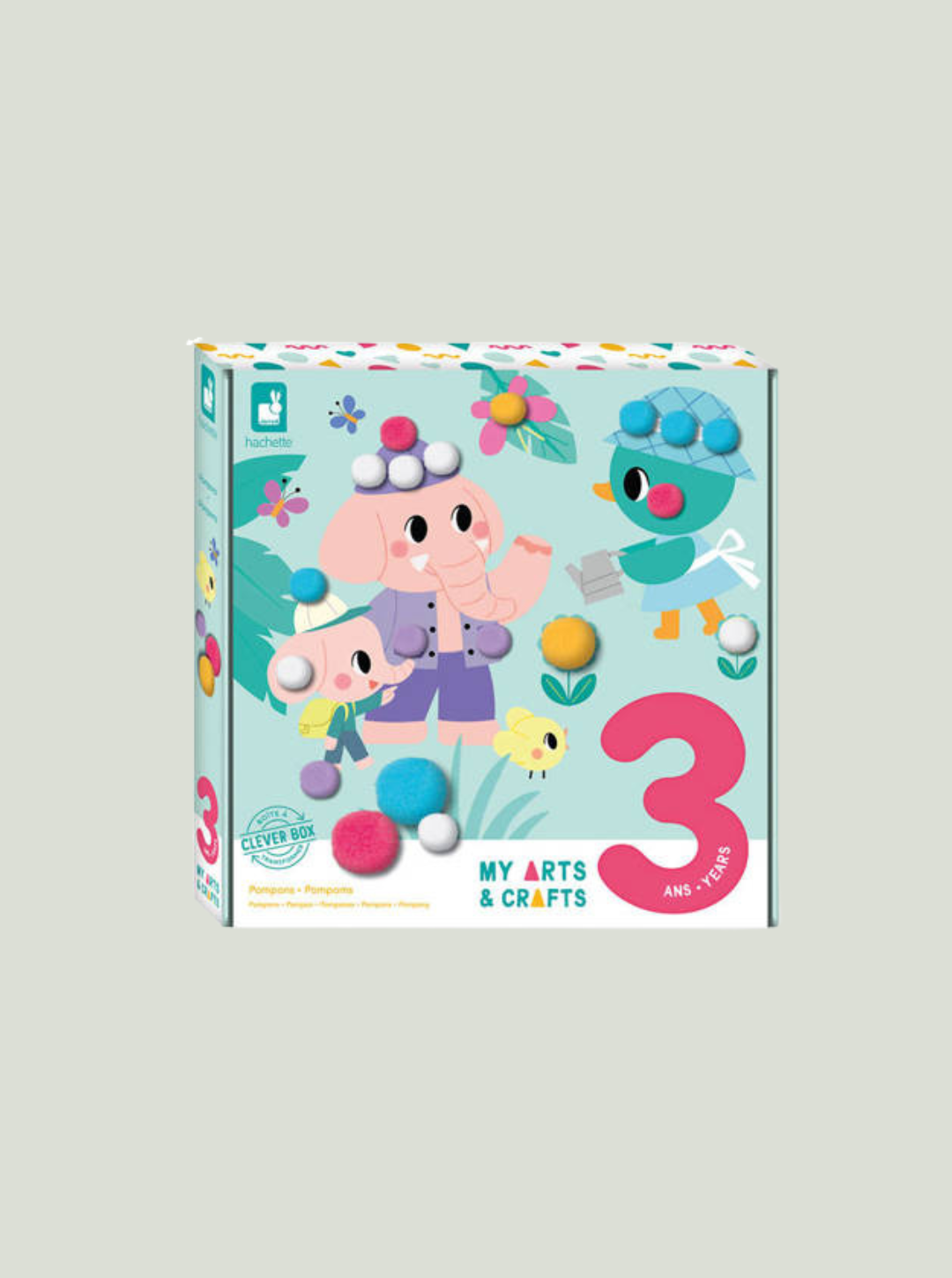 Zestaw kreatywny Pompony My arts & crafts 3+ JANOD