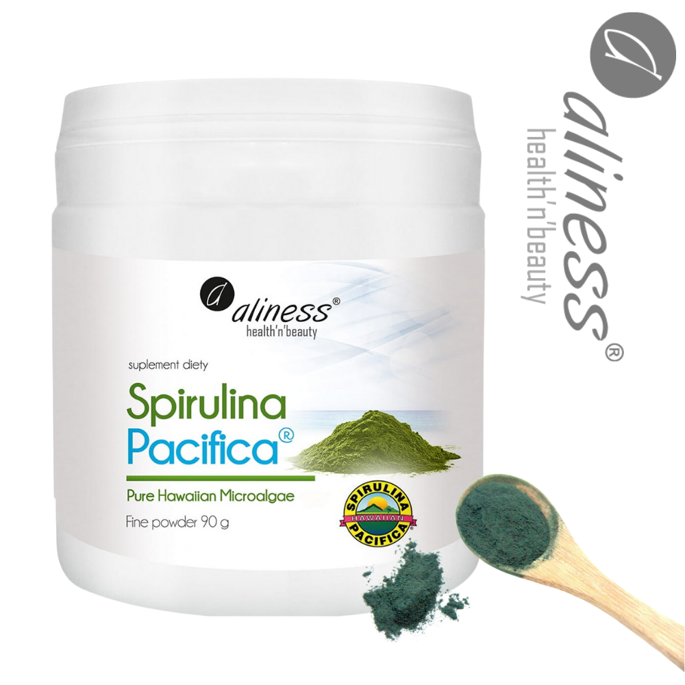 Spirulina Hawajska Pacyfica proszek 90g Aliness