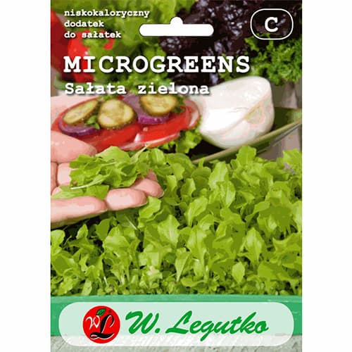 1 szt, Microgreen - Kopfsalat - Samen: Ilość w opakowaniu: 1.5 g