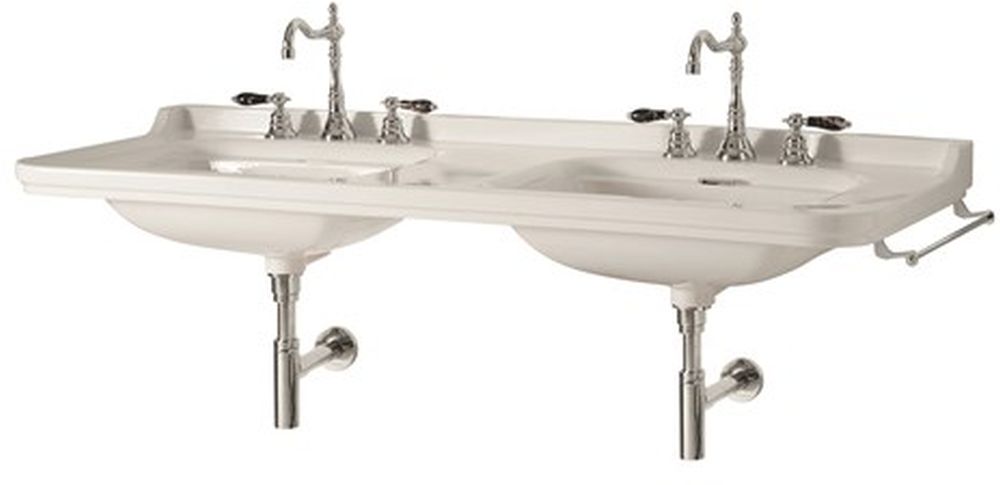 Kerasan Waldrof umywalka 150x55 cm ścienna biała 4143k1 - Wysyłka w 24h