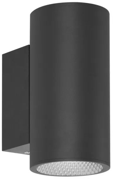 Italux Lenta kinkiet zewnętrzny 1x20 W czarny piaskowany OWL-2805-2-4K