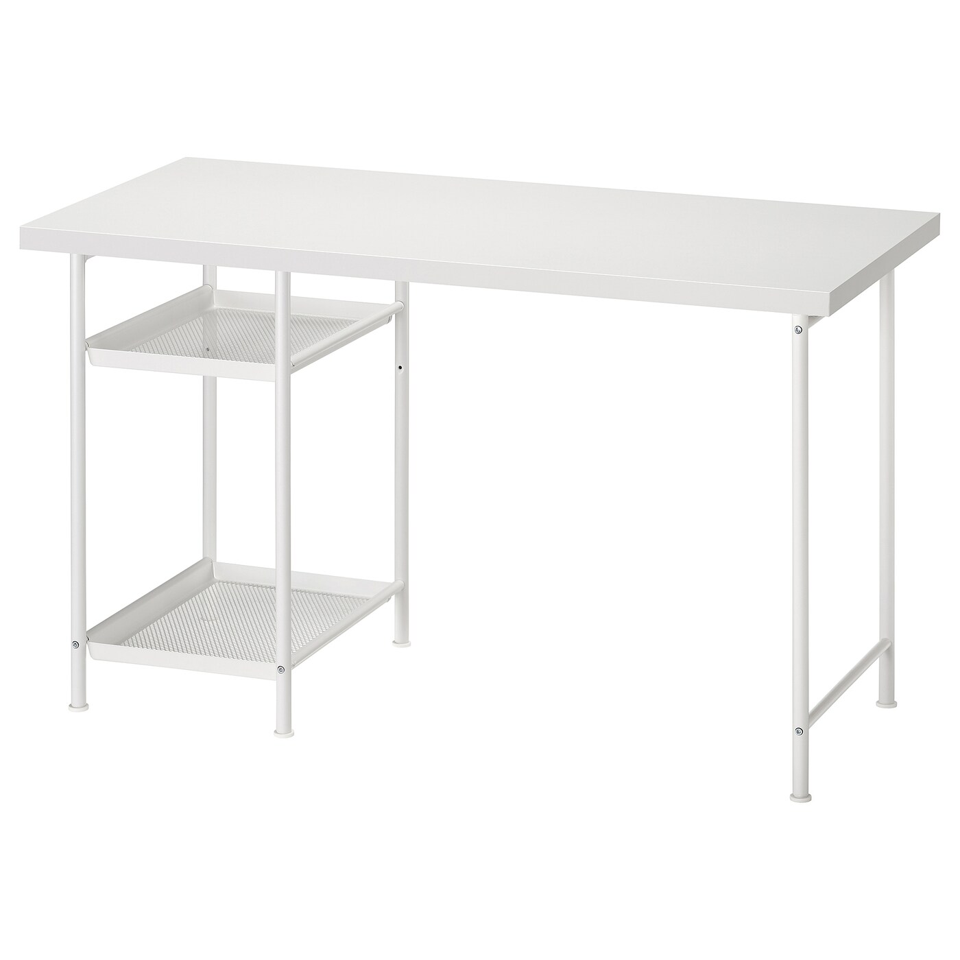 IKEA LAGKAPTEN / SPÄND biurko, biały, 120x60 cm
