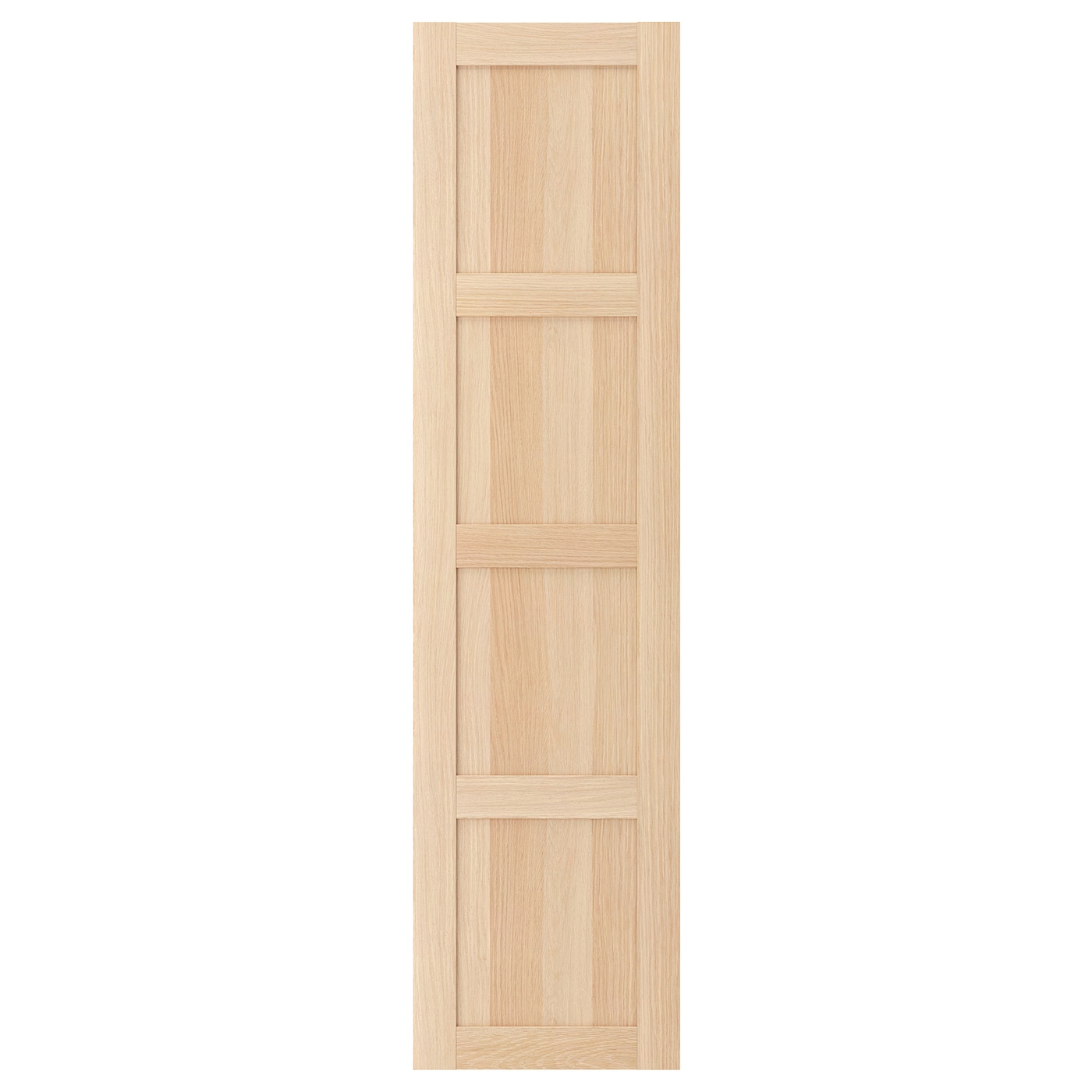 IKEA BERGSBO drzwi z zawiasami, imitacja dębu bejcowanego na biało, 50x195 cm