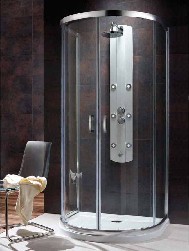 Darmowa Dostawa - Kabina prysznicowa półokrągła 100x90 cm Radaway Premium Plus P 333000101N