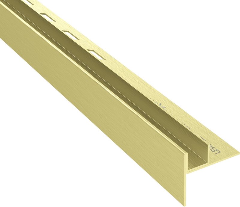 Listwa spadkowa do szkła Mexen Line-B złoty szczotkowany 120 cm lewa 1 szt.