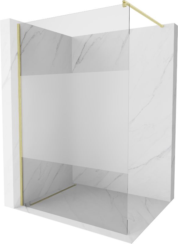 Ścianka prysznicowa Mexen Kioto złota 100 x 200 cm 800-100-101-55-35 1 szt.