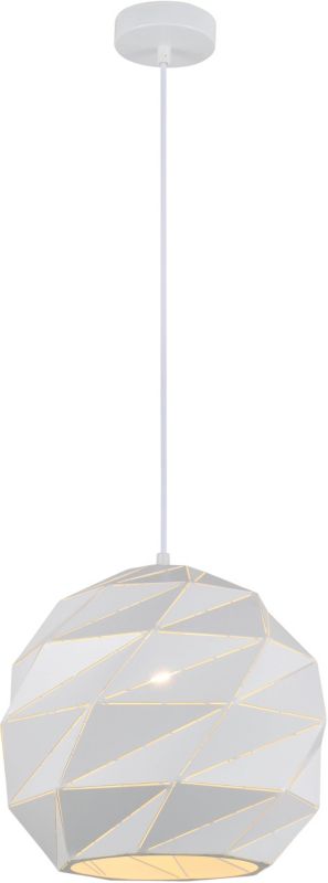 Lampa wisząca Palermo 1 x 40 W E27 rozmiar L biała