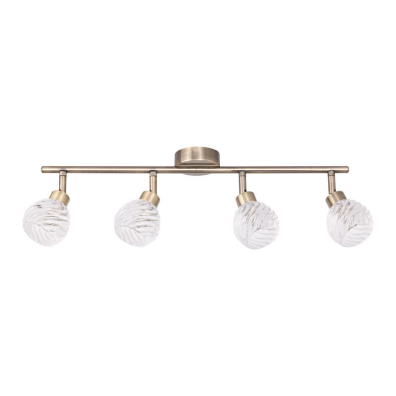 Lampa Sufitowa SPOT Light 4xG9 Max.28W Antyczna Patyna z Transparentnym Szkłem, Polski Producent, 1 szt.