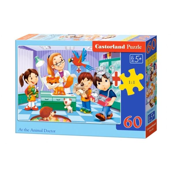 Castorland Puzzle 60 el. B-06847-1 At the Animal Doctor