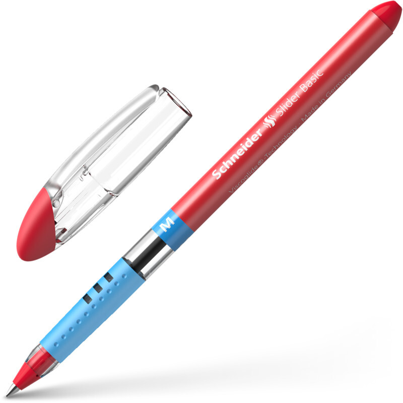 Długopis Schneider, Slider Basic, M czerwony