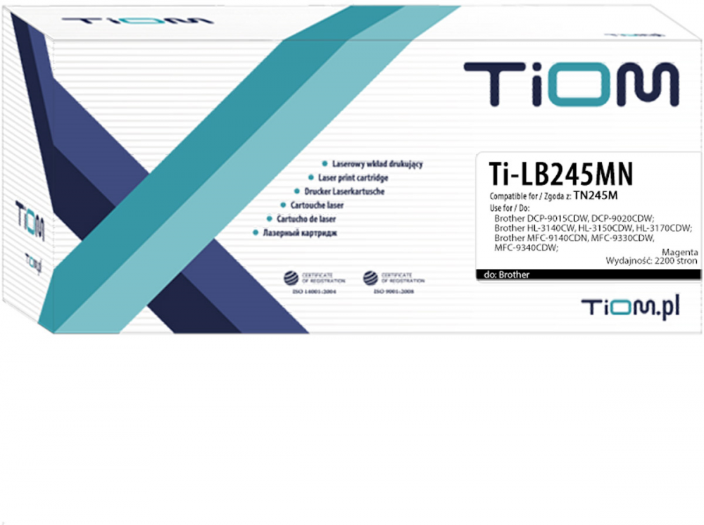 Toner Tiom Ti-LB245MN (TN-245M), 2200 stron, magenta (purpurowy)