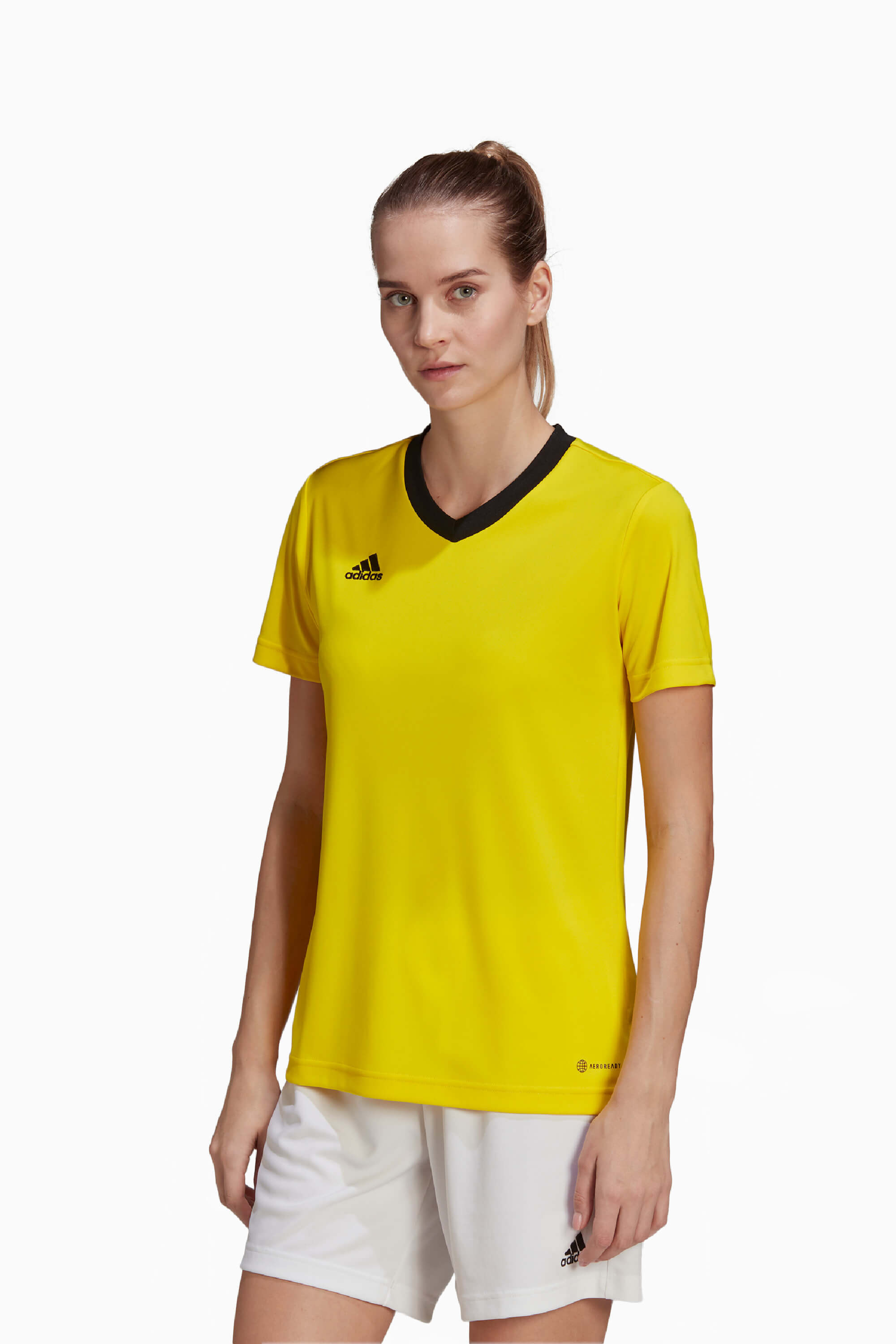 Koszulka adidas Entrada 22 Damska - Żółty