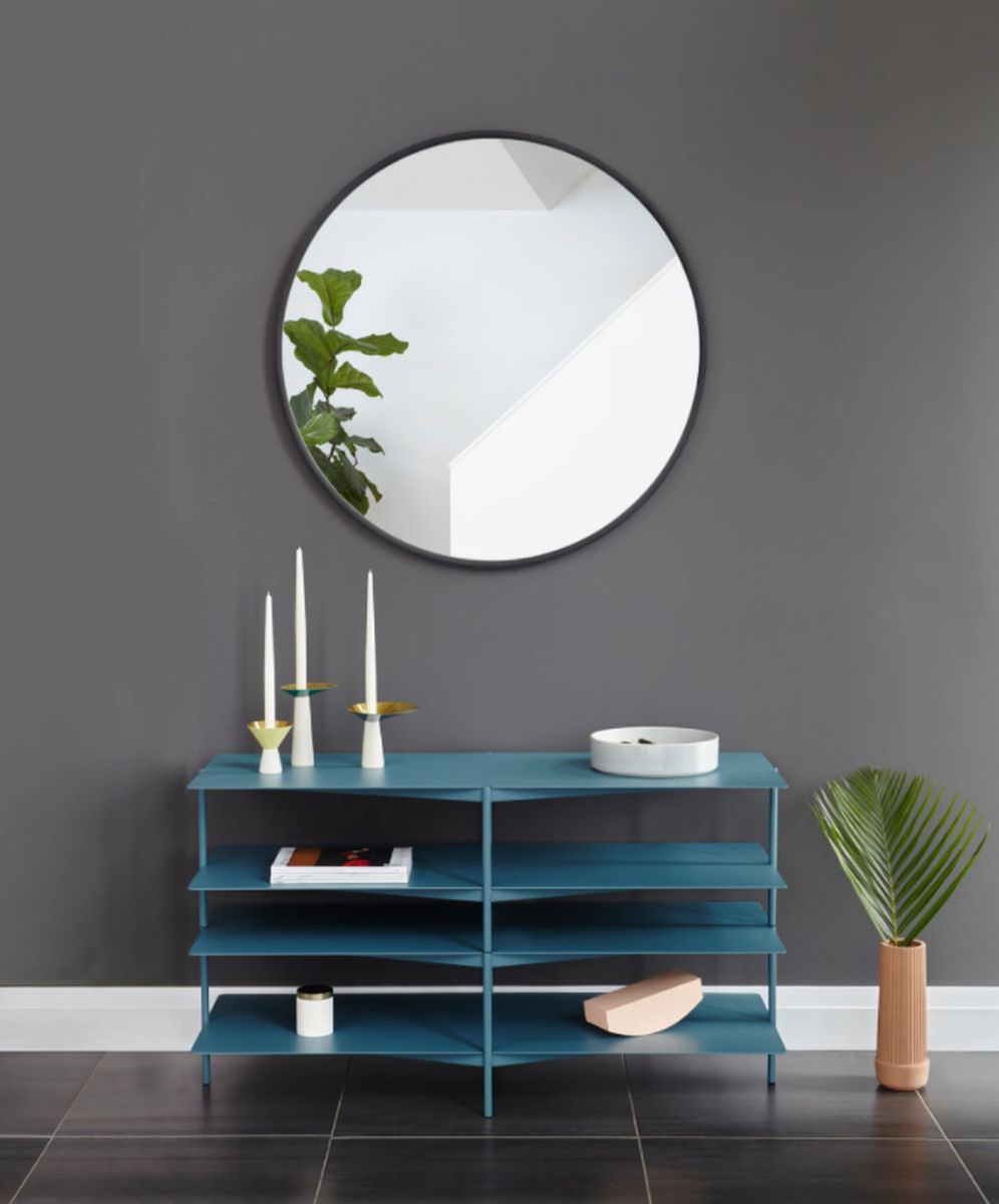 Umbra Hub lustro 61x61 cm okrągłe czarny 1008243-040
