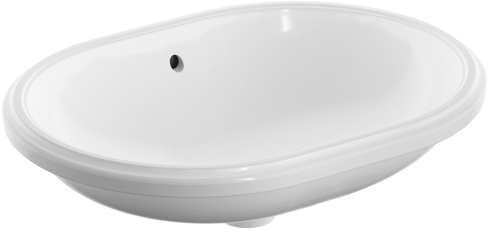 Geberit Variform umywalka 55x40 cm podblatowa owalna biała 500.757.01.2