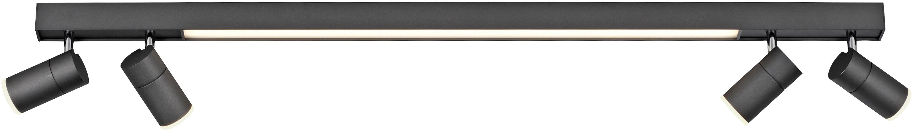 Paul Neuhaus Pure-Lines lampa podsufitowa 1x9W+4x4W antracyt 6121-13