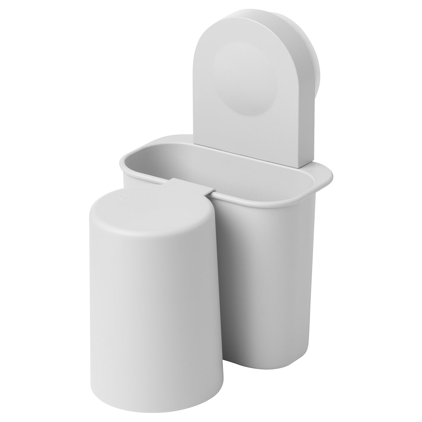 IKEA RÅNEN uchwyt na szczoteczkę z przyssawką, Wysokość: 16 cm