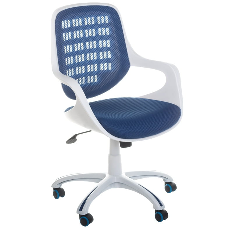Bs fotel biurowy corpocomfort bx-4325 niebieski