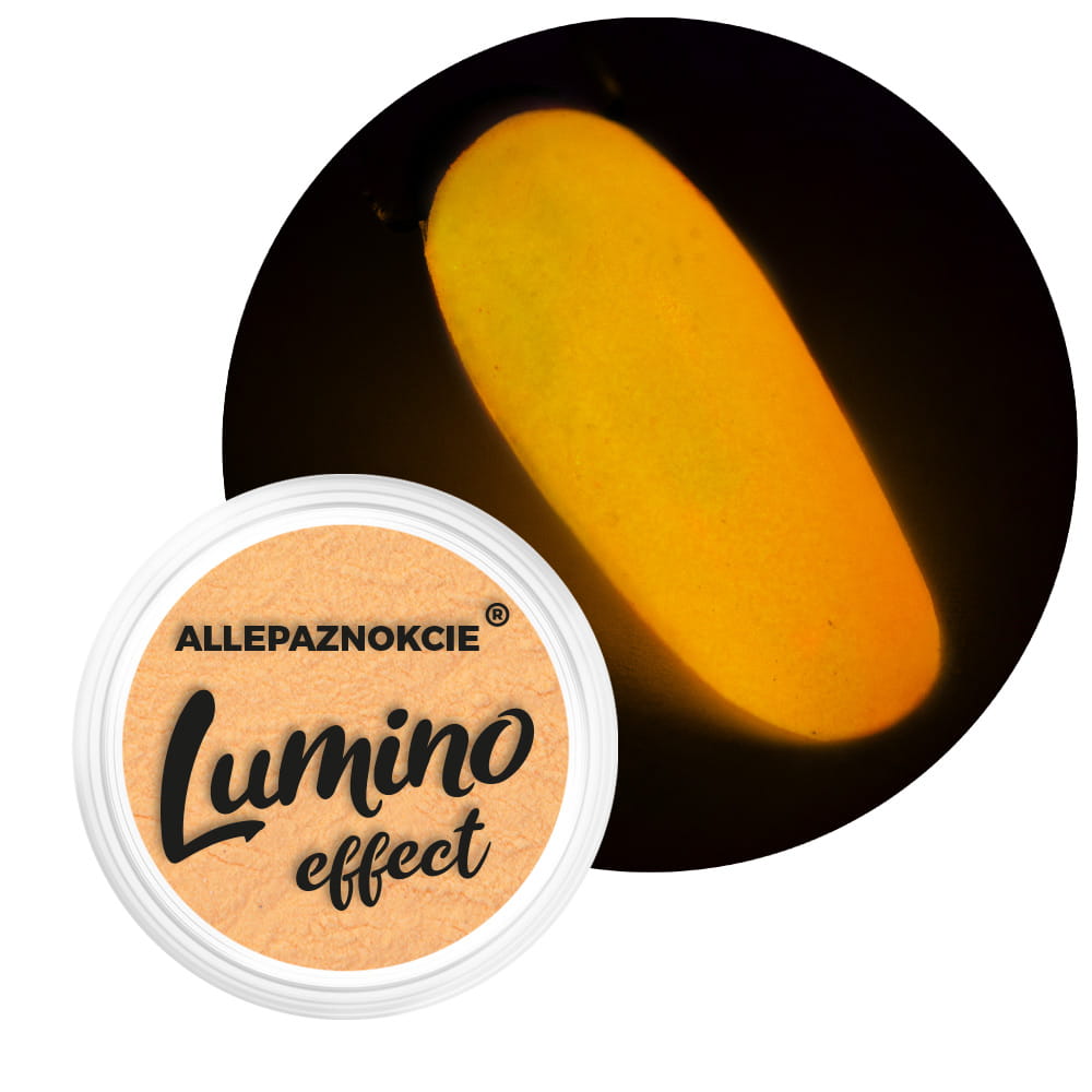 Pyłek do paznokci świecący w ciemności Lumino Effect Allepaznokcie Nr 5