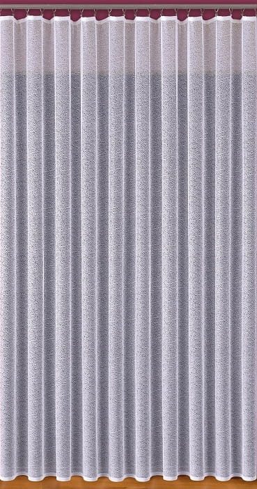Firana Enzo 250x300cm z taśmą siateczka biała