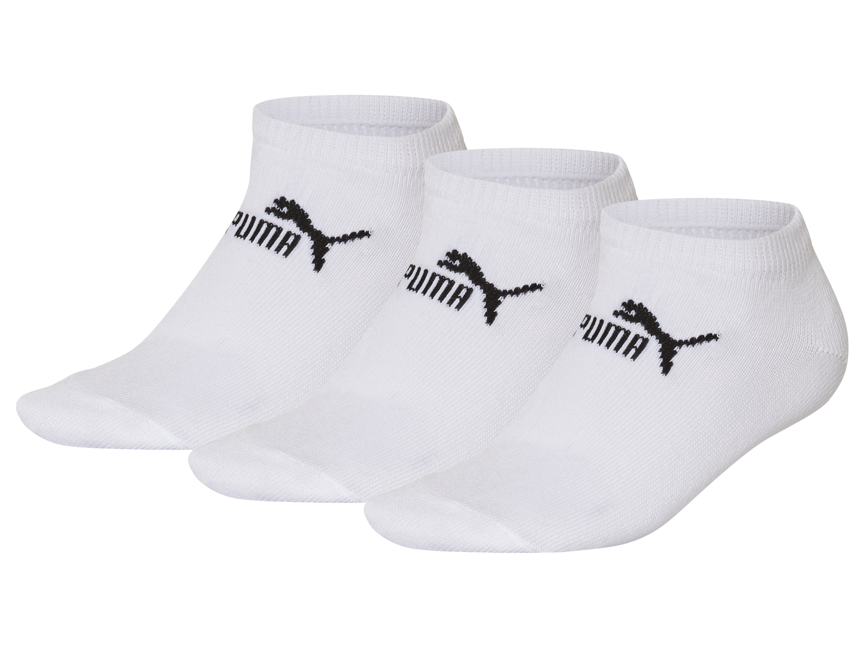 Puma Skarpetki do sneakersów, 3 pary Biały, 35-38