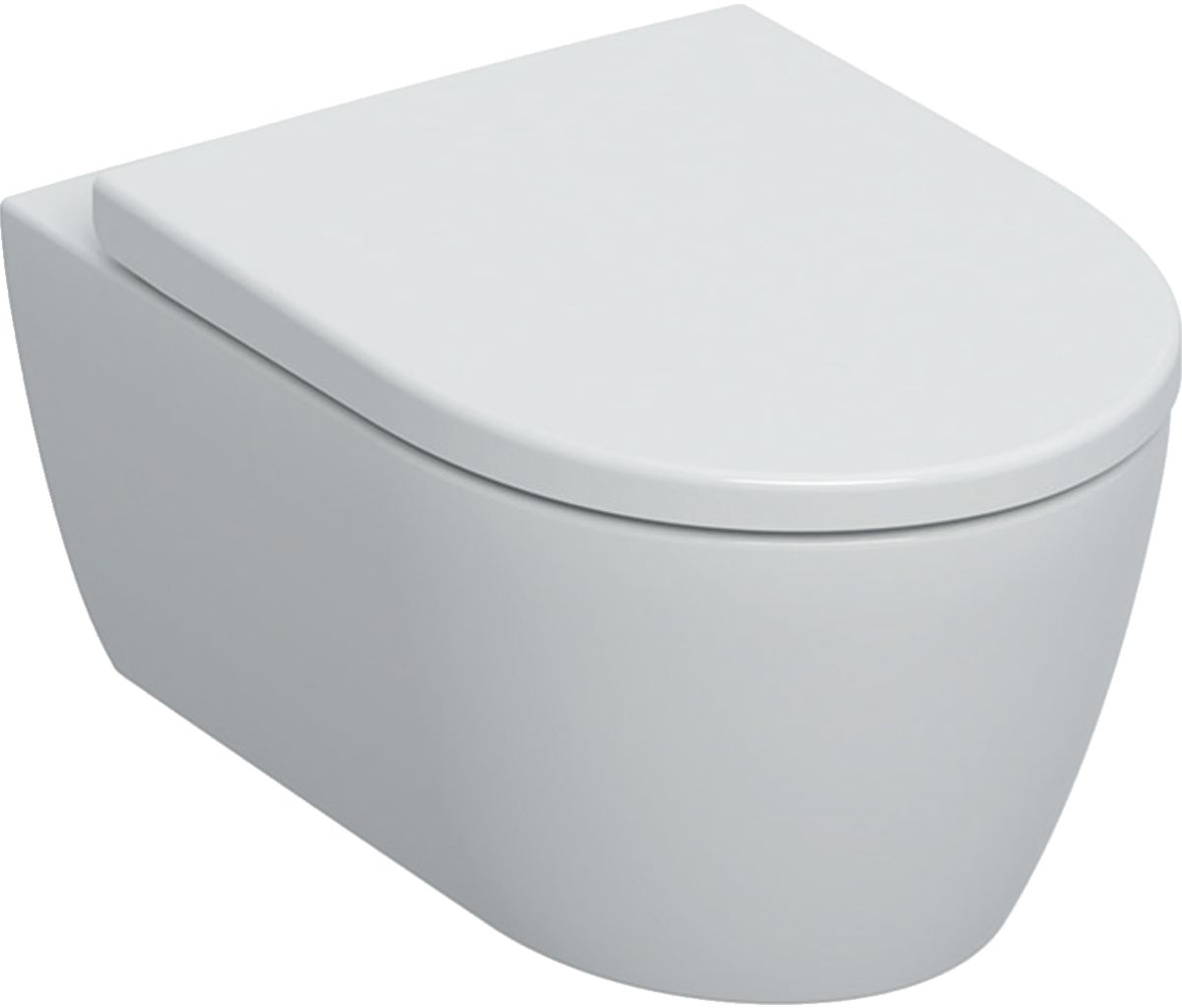 Darmowa Dostawa - Zestaw miska z deską wisząca bez kołnierza biały Geberit iCon 501664008