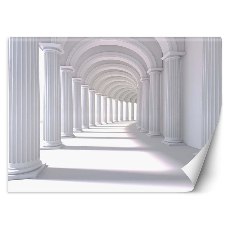 Fototapeta Feeby Tunel abstrakcja biały 350x245 1 szt