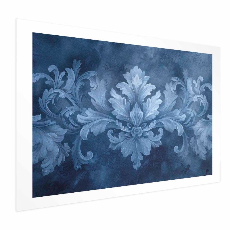 Plakat Artgeist Błękitny ornament 30x21 cm bez ramy 1 szt