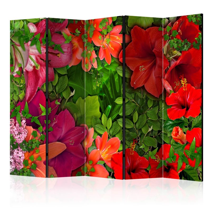 Parawan dwustronny Artgeist Kwiaty 225x172 cm Kwiaty 1 szt