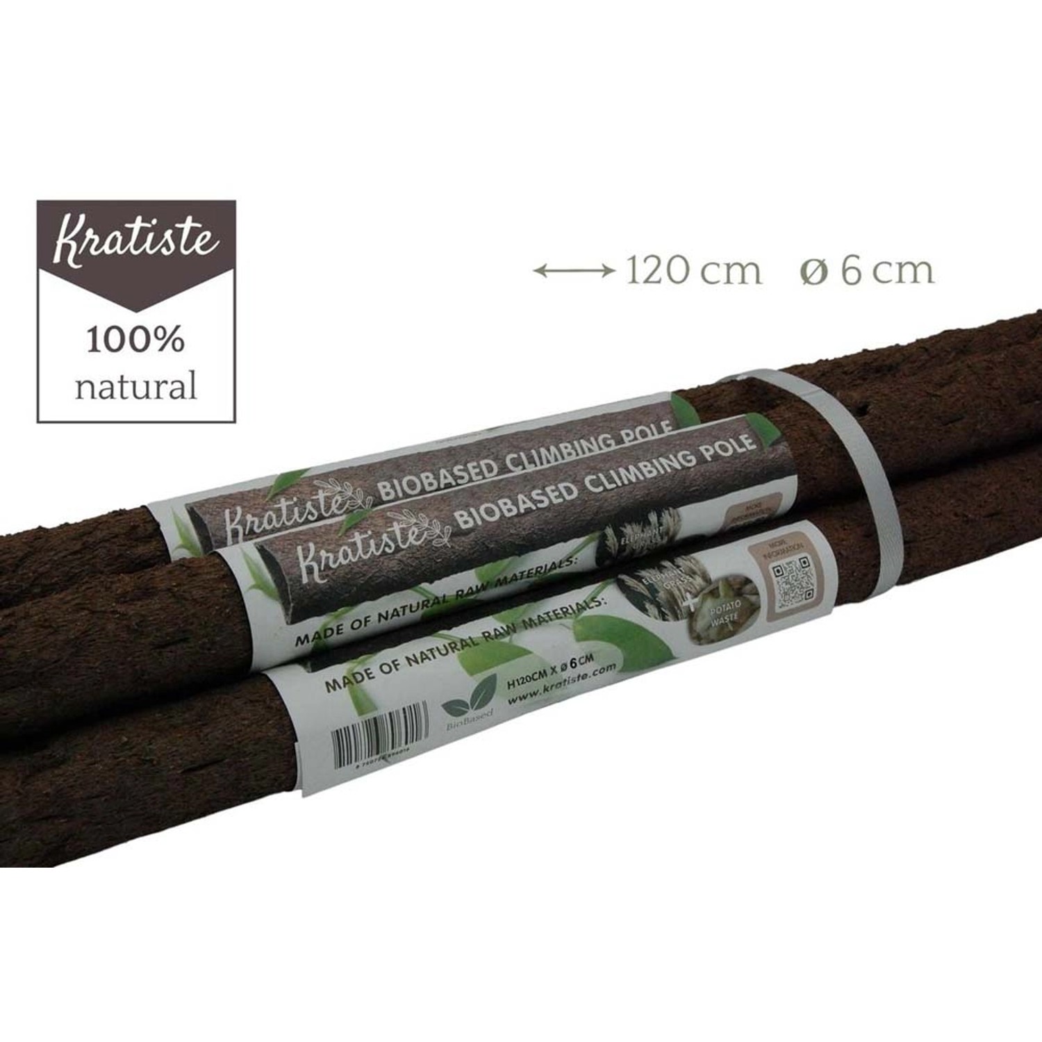 Podpórka biodegradowalna - śr. 5 cm, wys. 120 cm