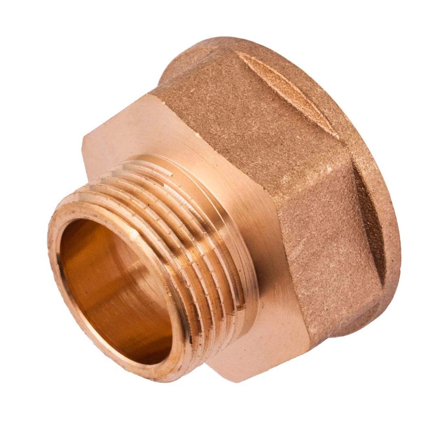 Invena Redukcja GW/GZ mosiądz 1" x 3/4"