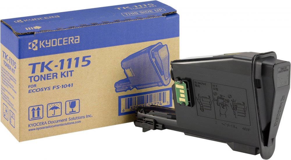 Toner Kyocera TK-1115 (1T02M50NL0), 1600 stron, black (czarny)