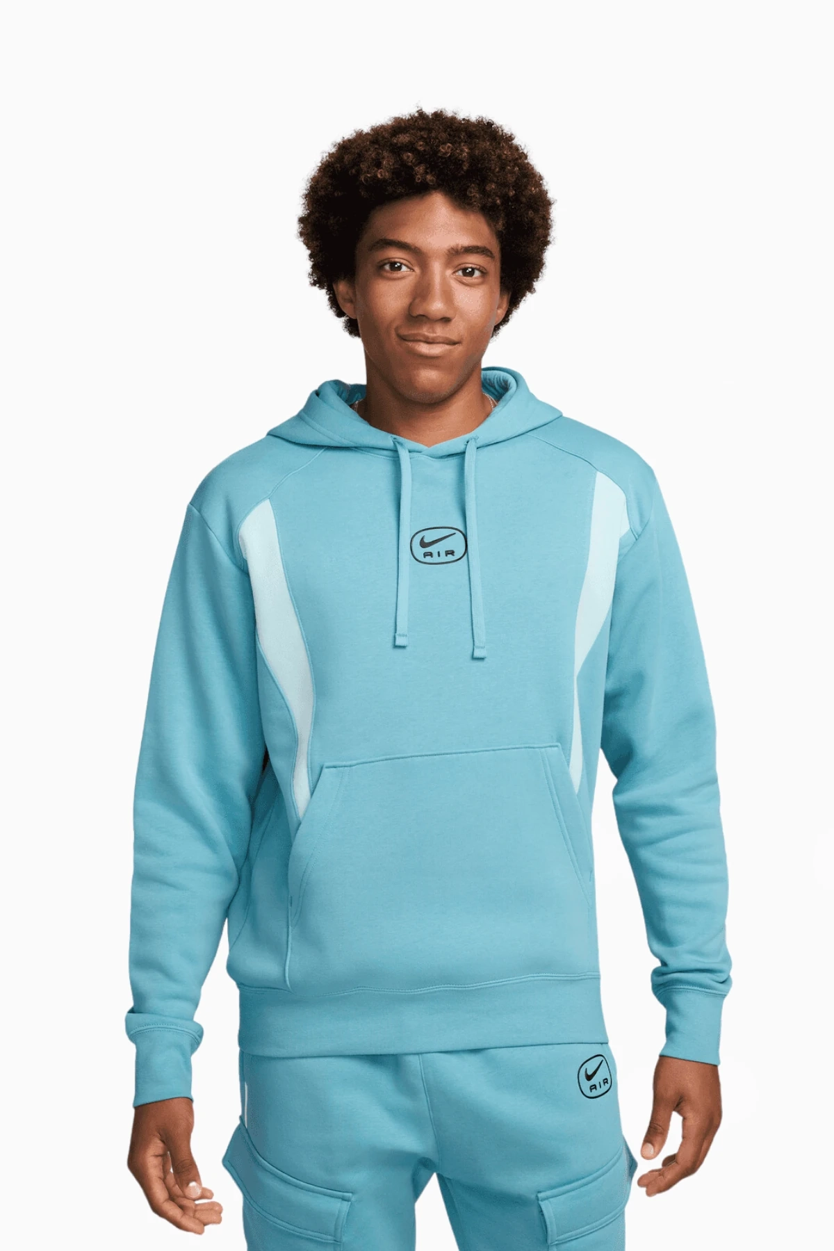 Bluza z kapturem Nike Air - Błękitny