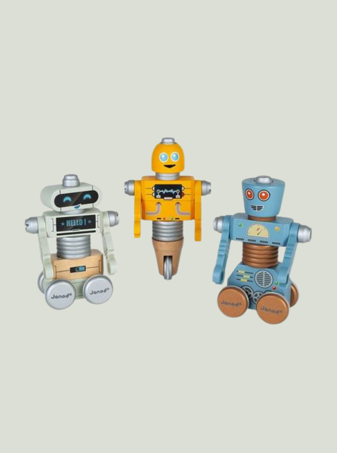 Drewniane roboty do składania ze śrubokrętem Brico'kids JANOD