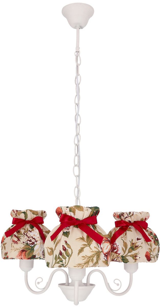 Candellux Rozano lampa wisząca 3x40 W biała-multikolor 33-36902