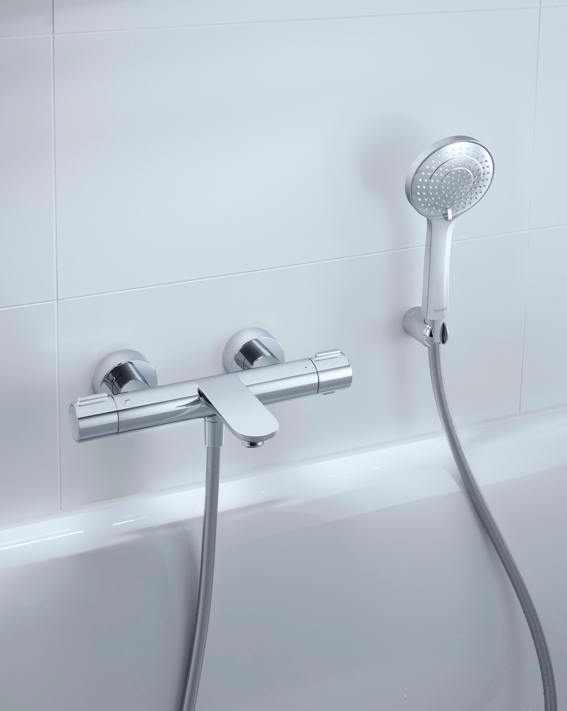 Duravit zestaw prysznicowy ścienny chrom UV0712002010 - Wysyłka w 24h