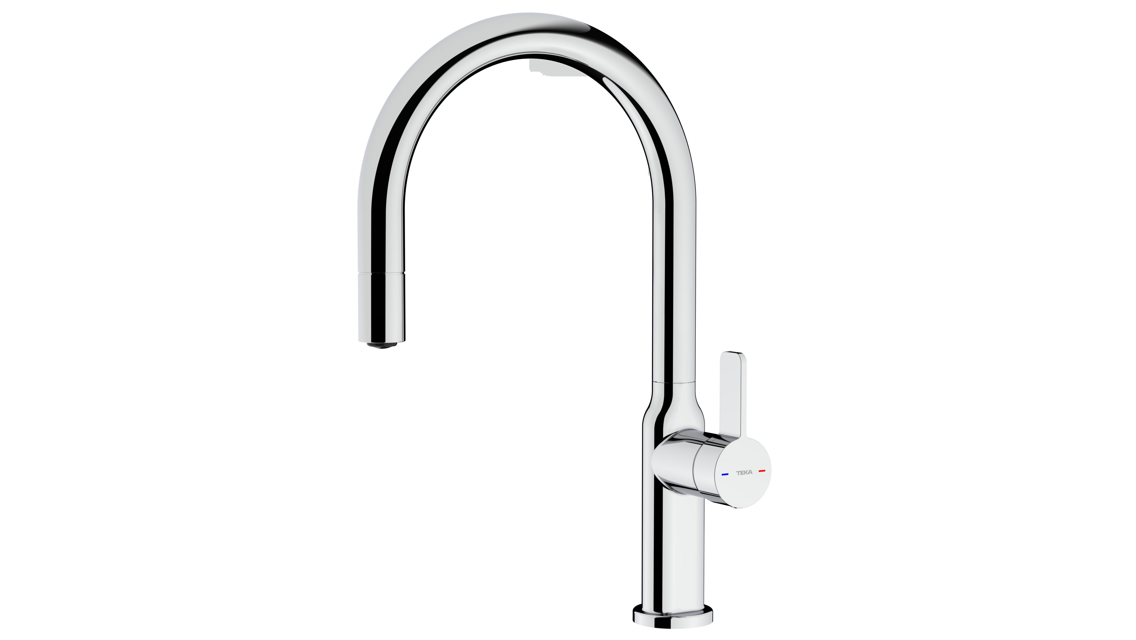 Teka Oval bateria kuchenna stojąca chrom 116020011 - Wysyłka w 24h