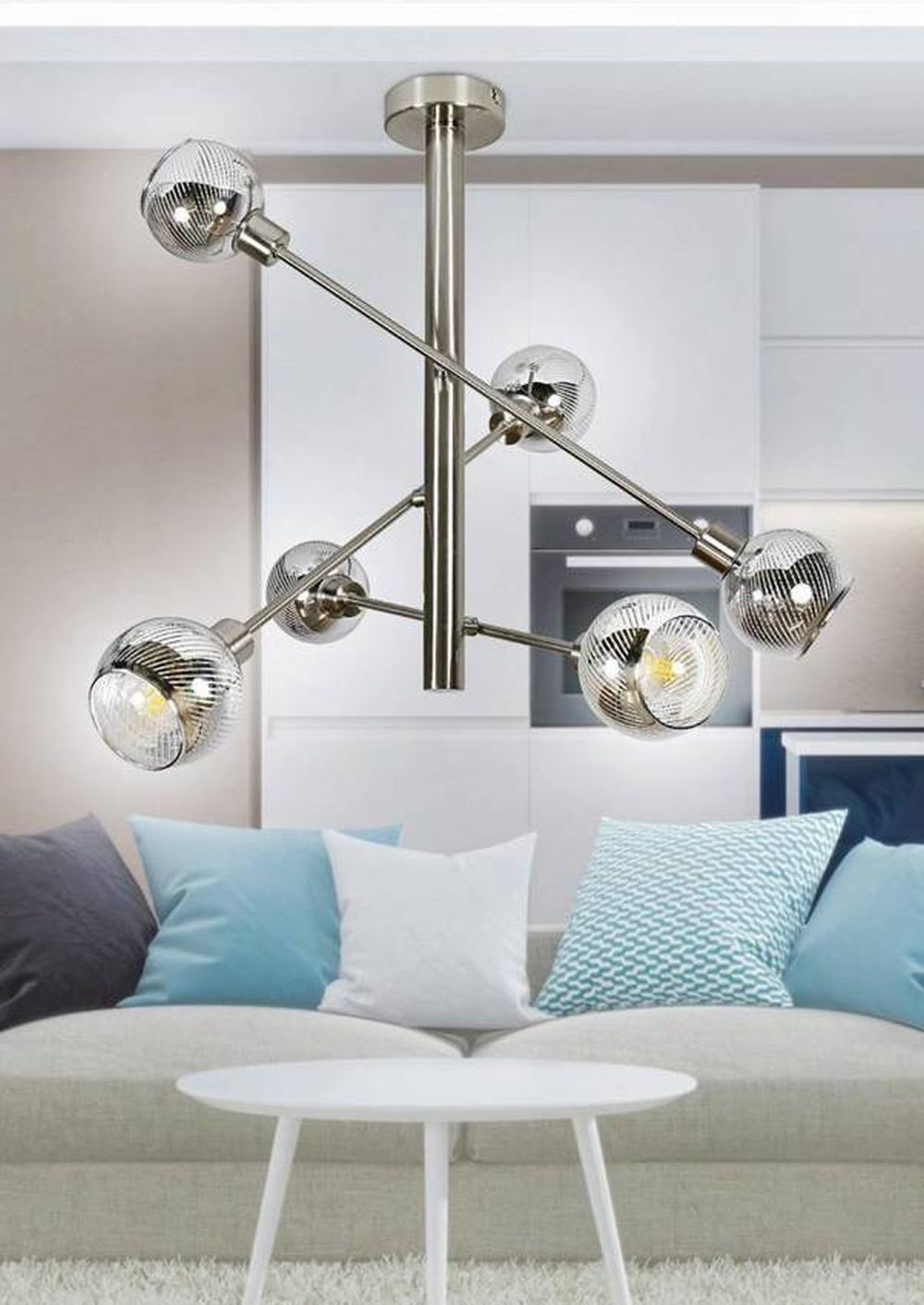 Candellux Migo lampa podsufitowa 6x10W chrom 36-72481