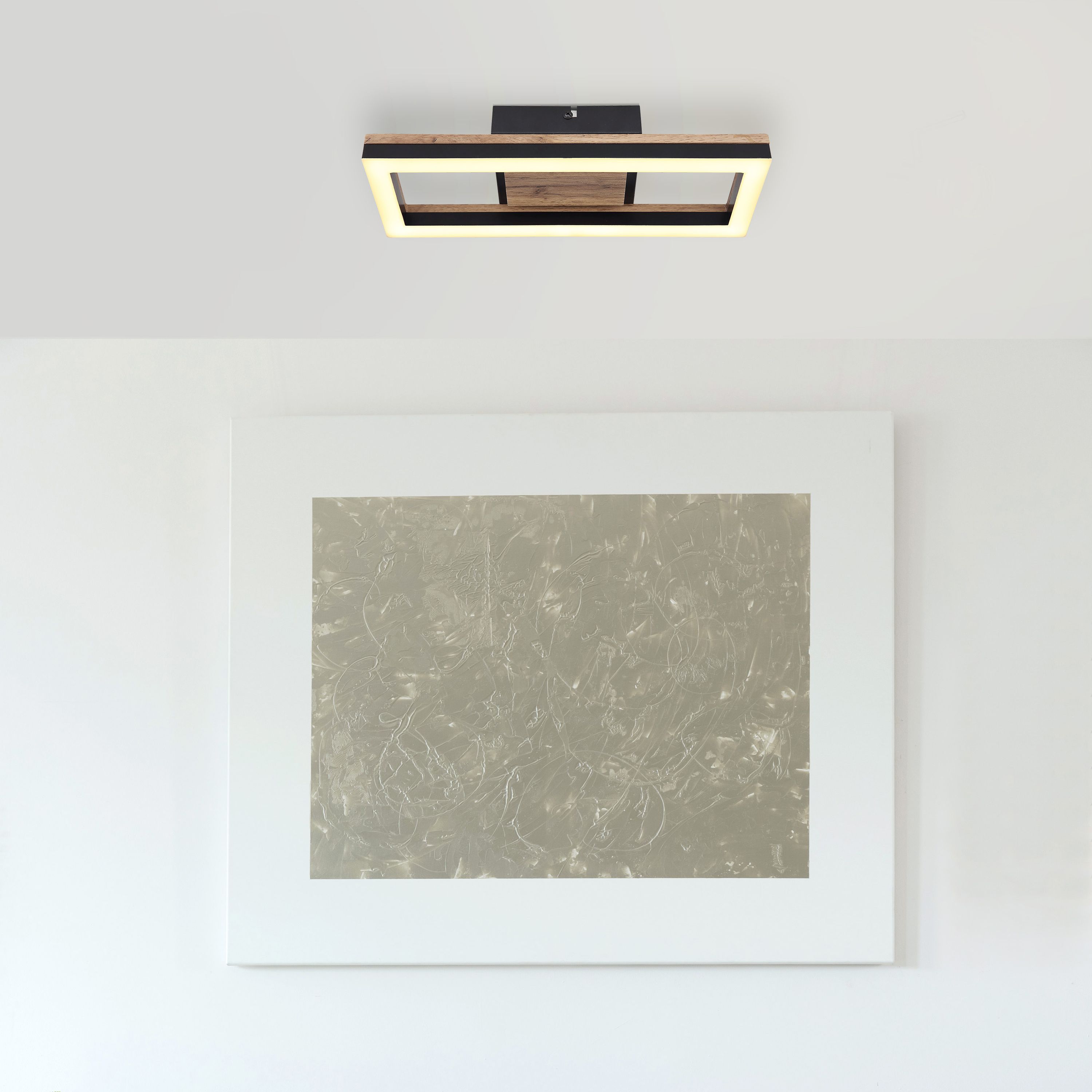 Globo Lighting Beatrix lampa podsufitowa 1x12W czarny mat/drewno 67297D1 - Wysyłka w 24h